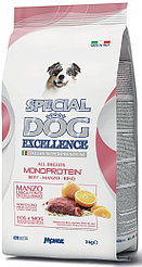 Special Dog Excellence 3кг Говядина  Сухой корм для собак всех пород