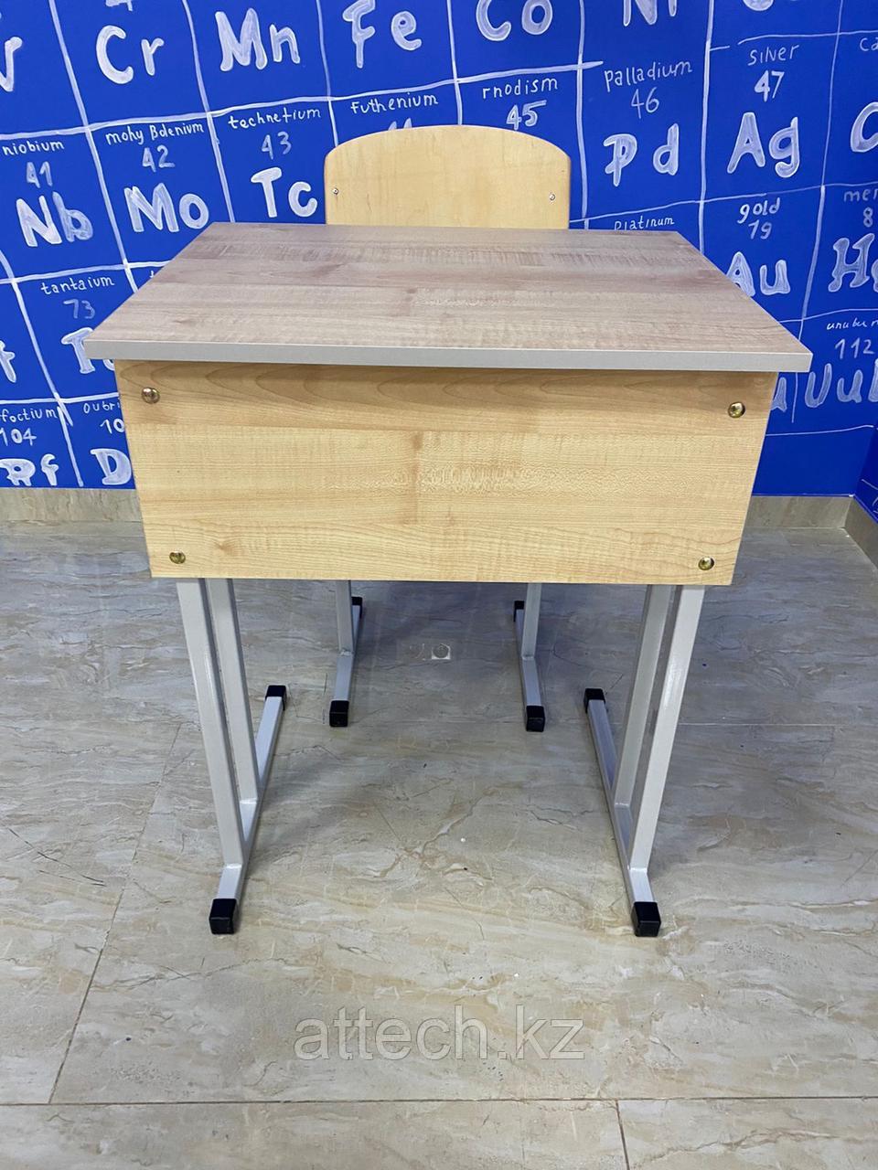 Комплект - "Стандарт №3" (одноместный стол, нерегулируемый + 1 стул, нерегулируемый) - фото 2 - id-p104659072