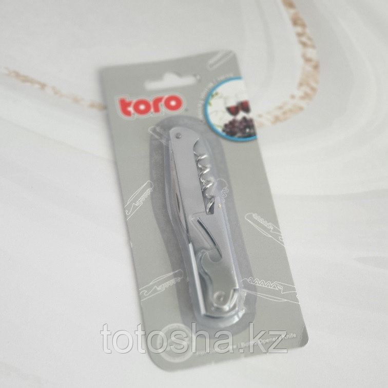 Штопор-открывашка классическая 3в1 , Toro 260049