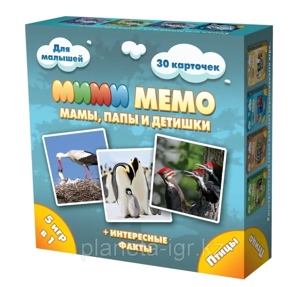 Настольная игра: Мими-Мемо Птицы | Нескучные игры