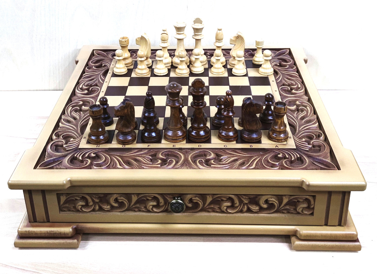 Доска шахматная с ящиками - фото 1 - id-p79176158