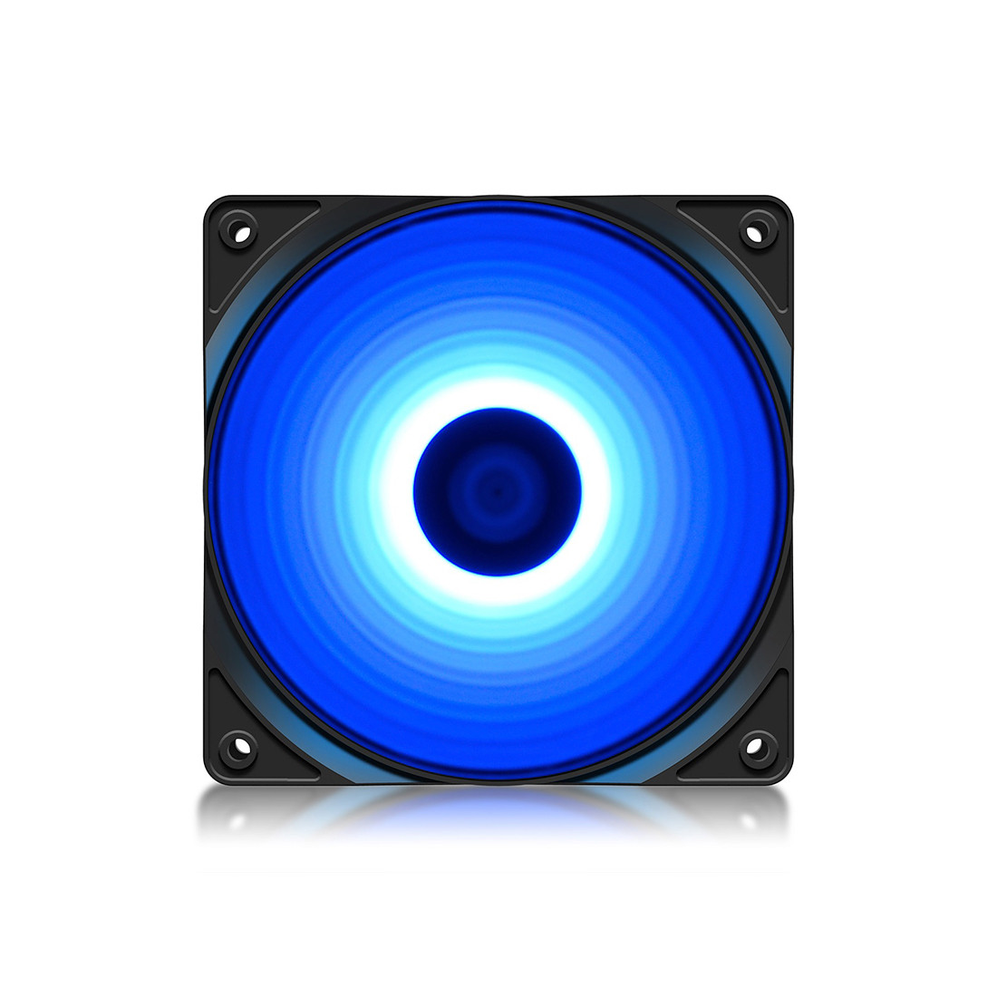 Кулер для компьютерного корпуса Deepcool RF 120B 120мм Blue LED Чёрный