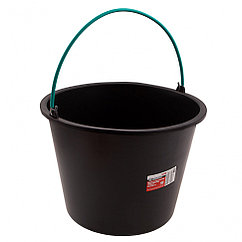 Пластмассадан жасалған құрылыс шелегі 16 л, соққыға төзімді, резеңкеленген сабы Matrix