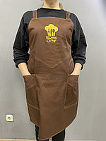 Фартук с вышивкой логотипа+подарок