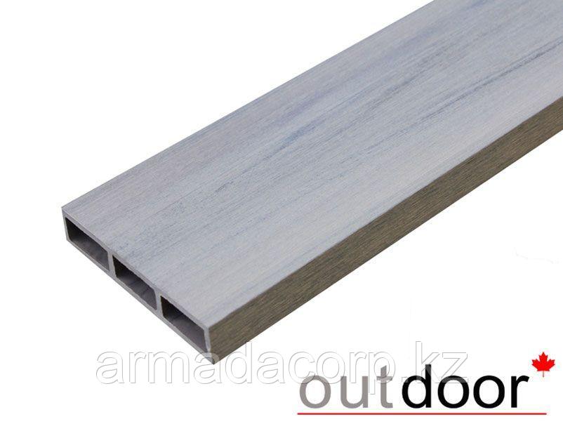 Доска ДПК Outdoor 115*22*3000 мм. шлифованная серая микс