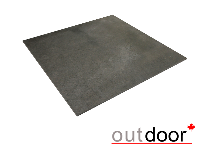 Плитка из керамогранита OUTDOOR, 600*600*10мм, темно-серая ales