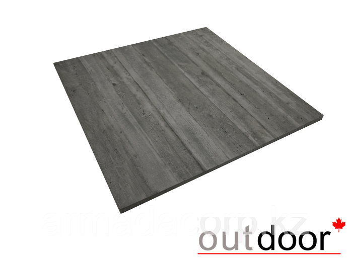 Плитка из керамогранита OUTDOOR, 600*600*20мм, серая cassero