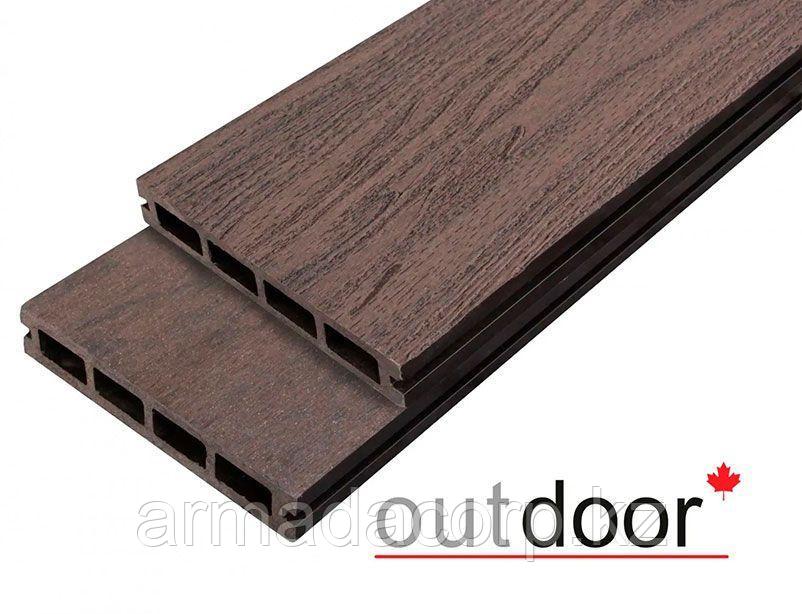 Террасная доска ДПК Outdoor 3D 150*25*4000 мм. ARIZONA BROWN коричневая микс