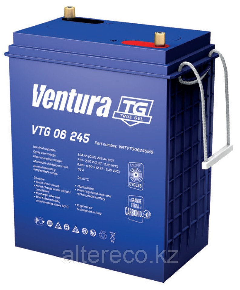 Тяговый аккумулятор Ventura VTG 06 245 (6В, 245/310Ач) - фото 1 - id-p104677567