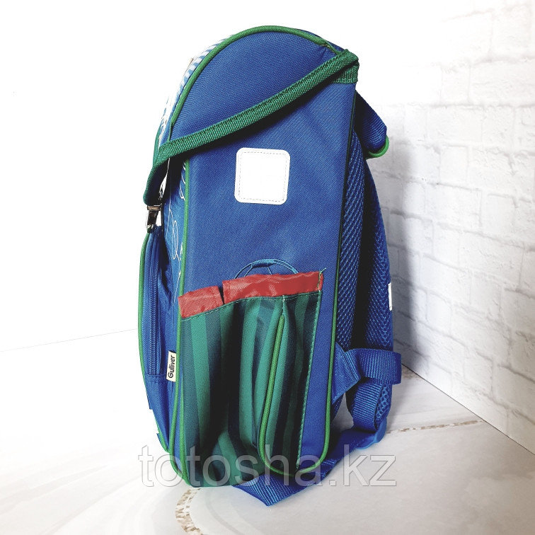 Школьный рюкзак Футбол синий , Gulliver 4690462711970 - фото 6 - id-p104677727