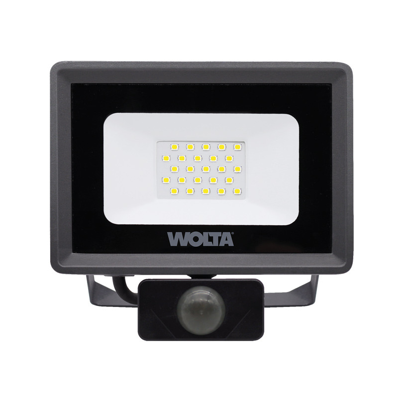Светодиодный прожектор WOLTA WFL-20W/06S 20Вт с датчиком 5700K IP65 1800лм - фото 1 - id-p104677869