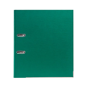 Папка-регистратор Deluxe с арочным механизмом, Office 3-GN36 (3" GREEN), А4, 70 мм, зелёный, фото 2
