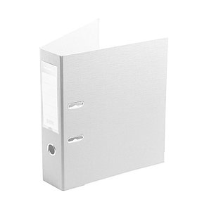 Папка-регистратор Deluxe с арочным механизмом, Office 3-WT17 (3" WHITE), А4, 70 мм, белый, фото 2