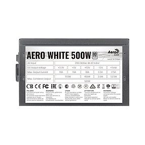 Блок питания Aerocool AERO WHITE 500W, фото 2