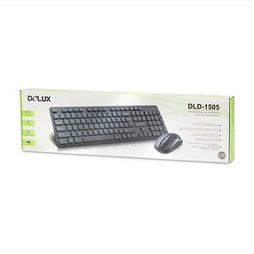 Комплект Клавиатура + Мышь Delux DLD-1505OGB, фото 2