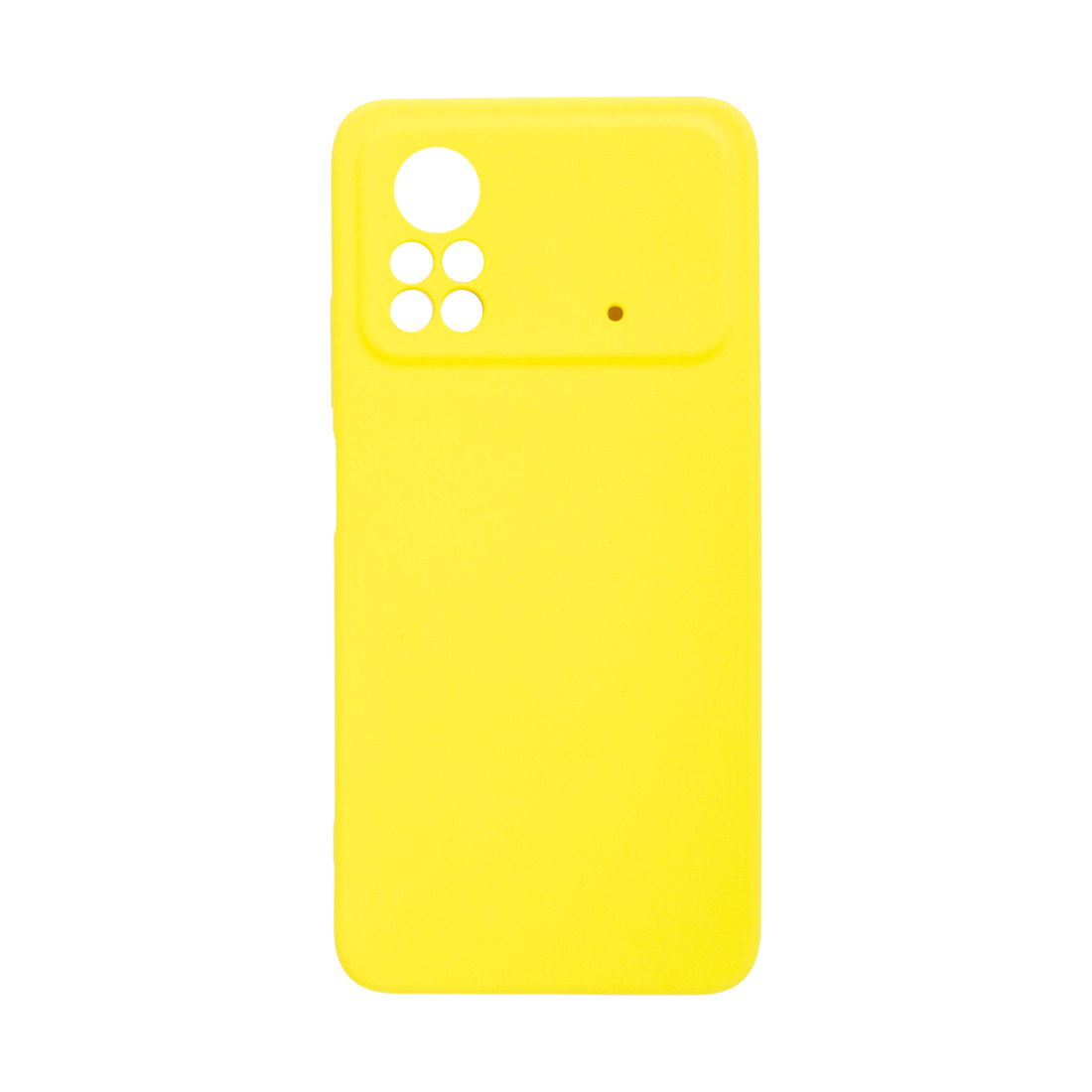 Чехол для телефона X-Game XG-HS126 для POCO X4 Pro Силиконовый Жёлтый Пол. пакет - фото 1 - id-p104689033