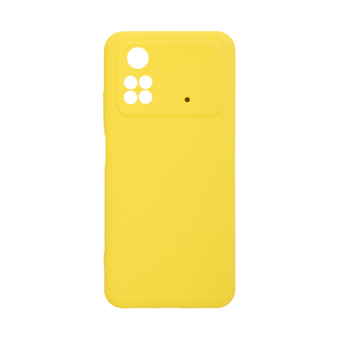 Чехол для телефона  X-Game  XG-HS131  для POCO M4 Pro  Силиконовый  Жёлтый  Пол. пакет