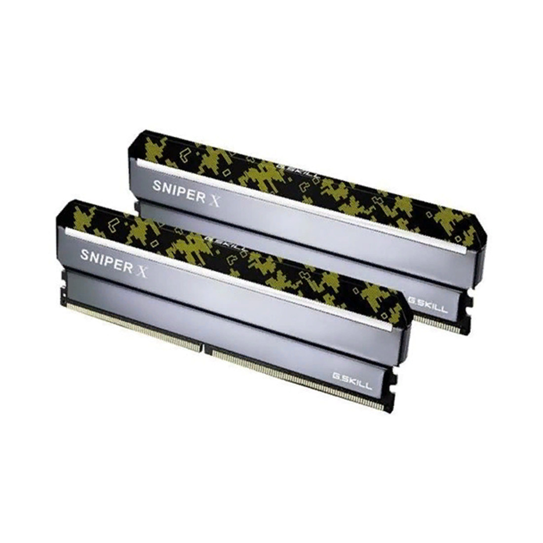 Комплект модулей памяти  G.SKILL  SniperX F4-3200C16D-16GSXKB (Kit 2x8GB)  DDR4  16GB  DIMM   Черный