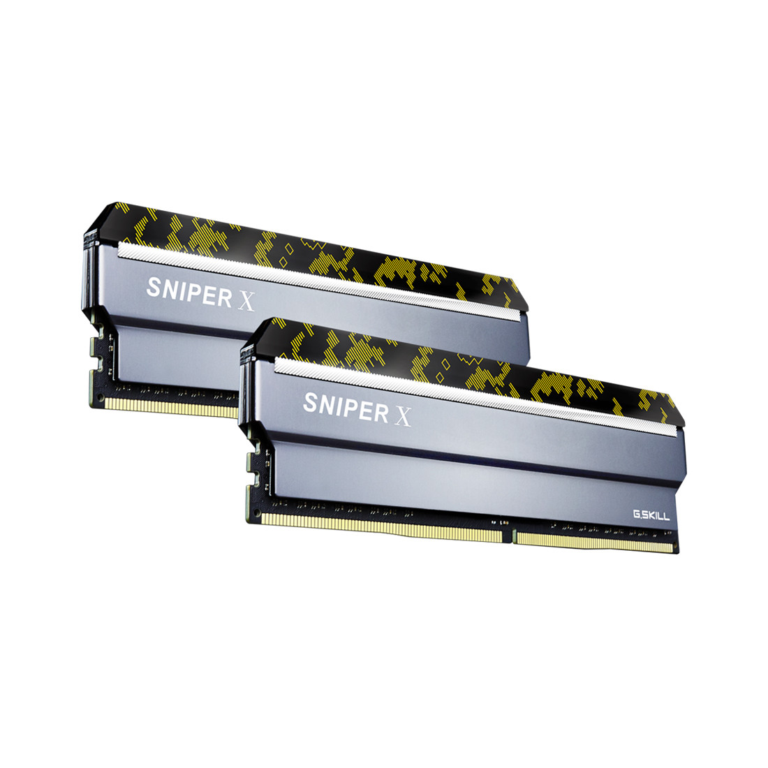 Комплект модулей памяти  G.SKILL  SniperX F4-3600C19D-16GSXKB (Kit 2x8GB)  DDR4  16GB  DIMM   Серый
