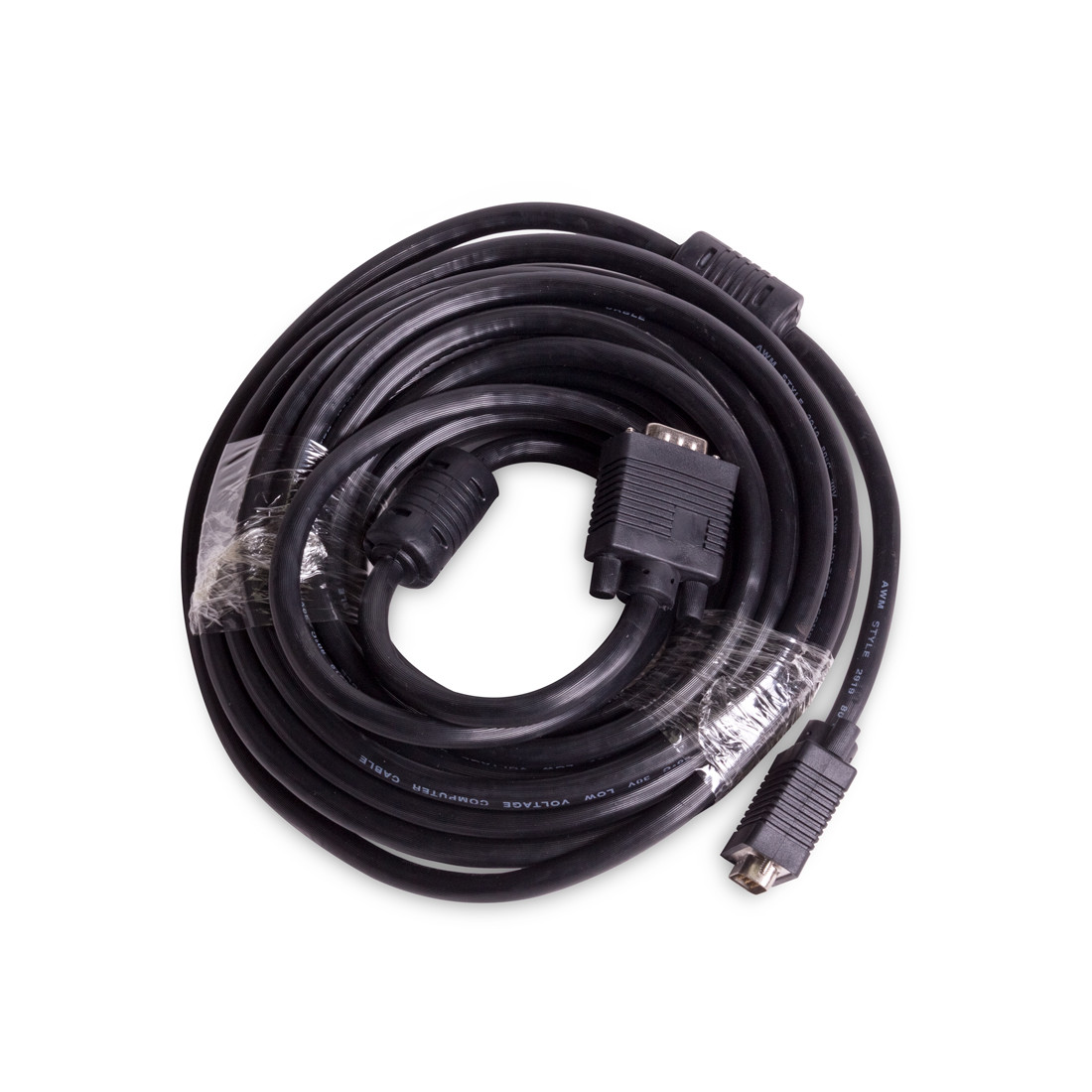 Интерфейсный кабель iPower iPiVGAMM100 VGA 15M/15M 10 м. Чёрный - фото 1 - id-p104690645