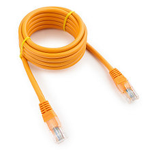 Патч-корд UTP Cablexpert PP12-2M/O кат.5e, 2м, литой, многожильный (оранжевый)