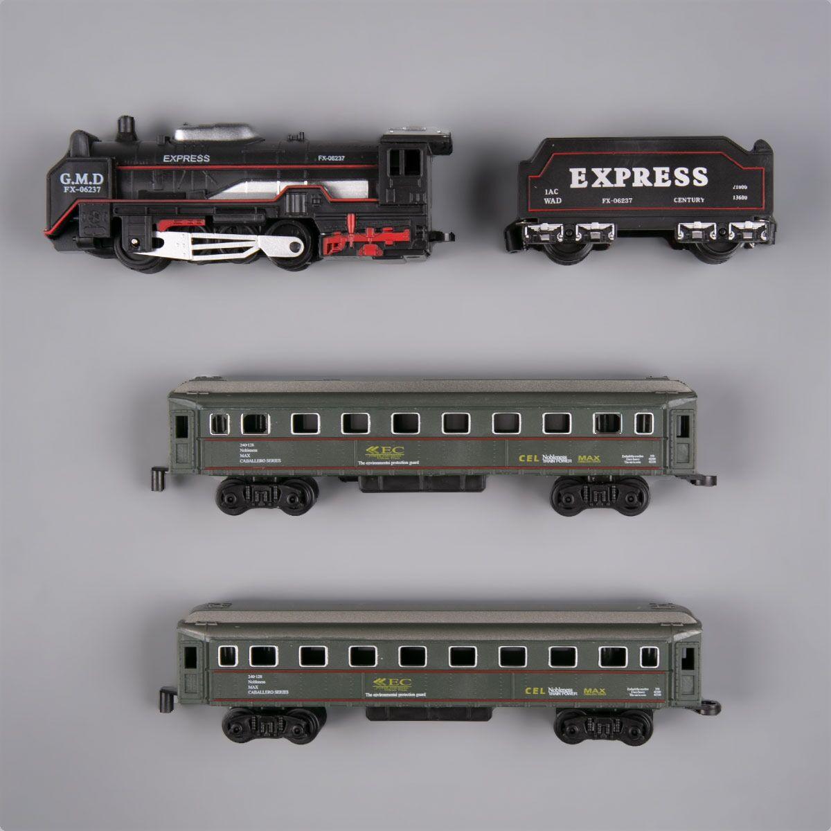 Набор пассажирский поезд (3 вагона)  Rail King