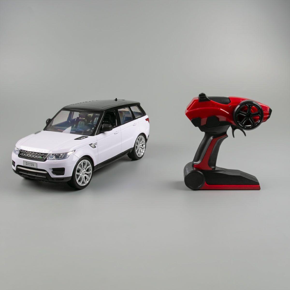 Радиоуправляемая машинка LAND ROVER на пульте управления, белый, 1:14 RW