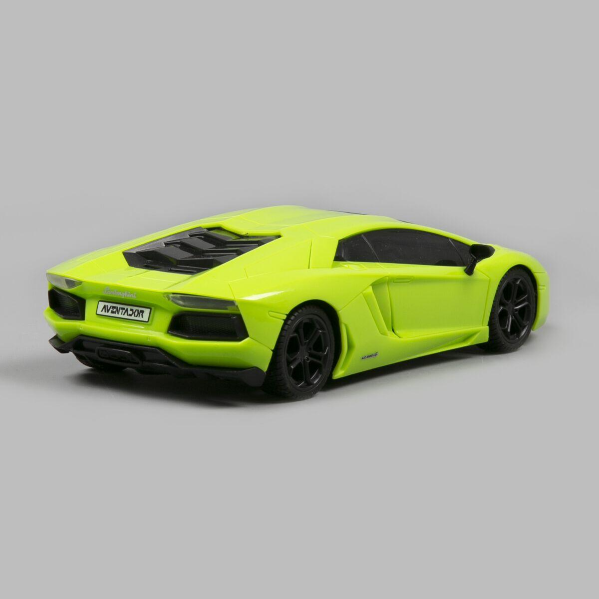 Радиоуправляемая машинка Lamborghini Aventador на пульте управления, зеленый, 1:14 1:14 RW