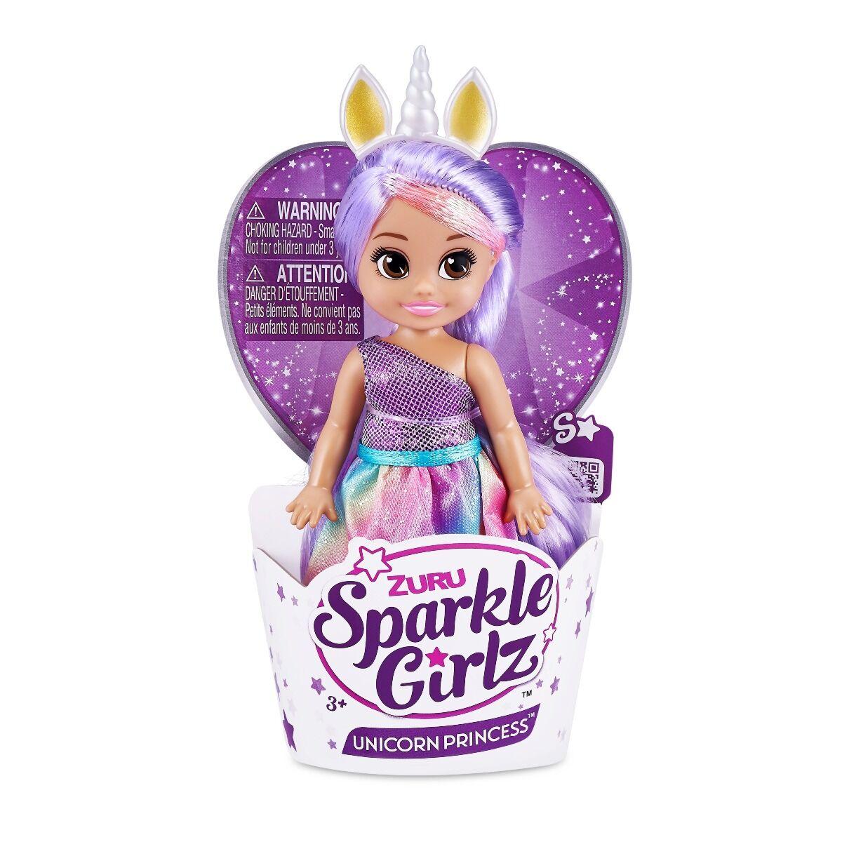 Кукла ZURU Принцесса Единорогов 12см Sparkle Girlz