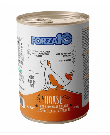 Forza10 Maintenance влажный корм для взрослых собак с кониной, тыквой и цукини, в консервах - 400 г - фото 1 - id-p104722519