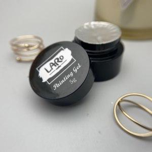 Гель-краска Laro Nails черный #01, 5гр
