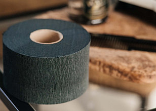 Защитные воротнички парикмахерские ЧЕРНЫЕ, рулон 100 шт.