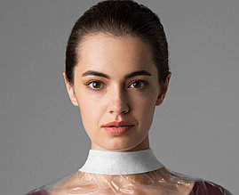 Защитные воротнички для шеи из спанлейса, 7х40см, уп. 200  шт