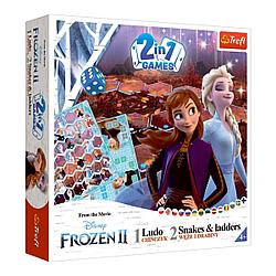 Настольная игра  2-в-1 "Змеи и лестницы" Frozen TREFL