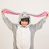 Детская пижама кигуруми Серая зайка Багз Банни, фото 4