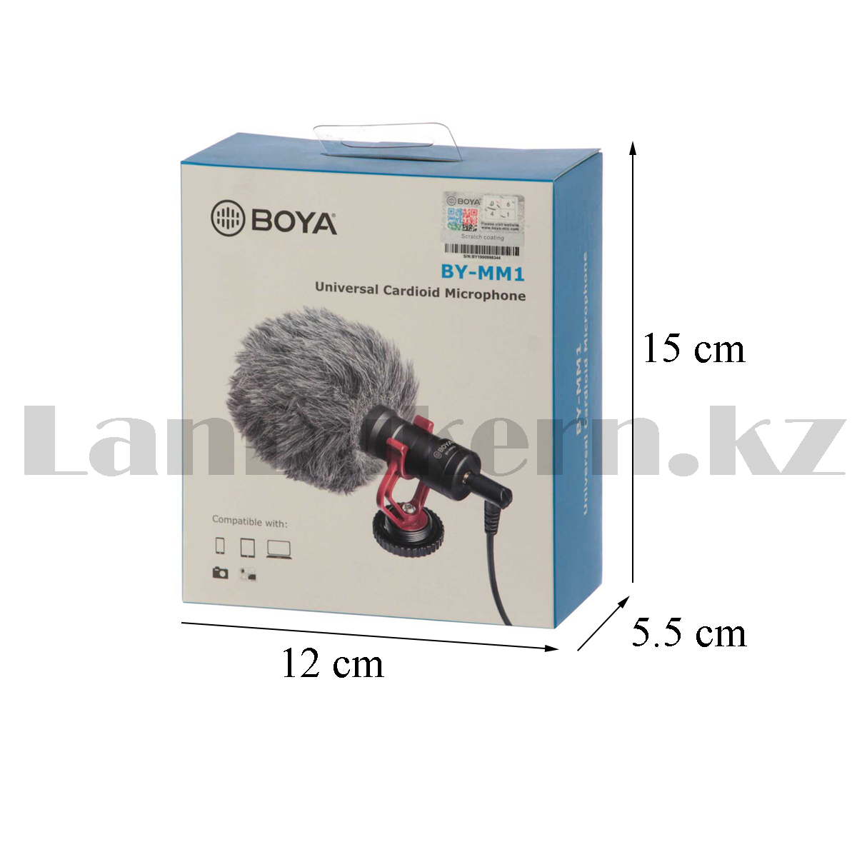 Петличный микрофон Boya BY-MM1 двухканальный - фото 2 - id-p104721632