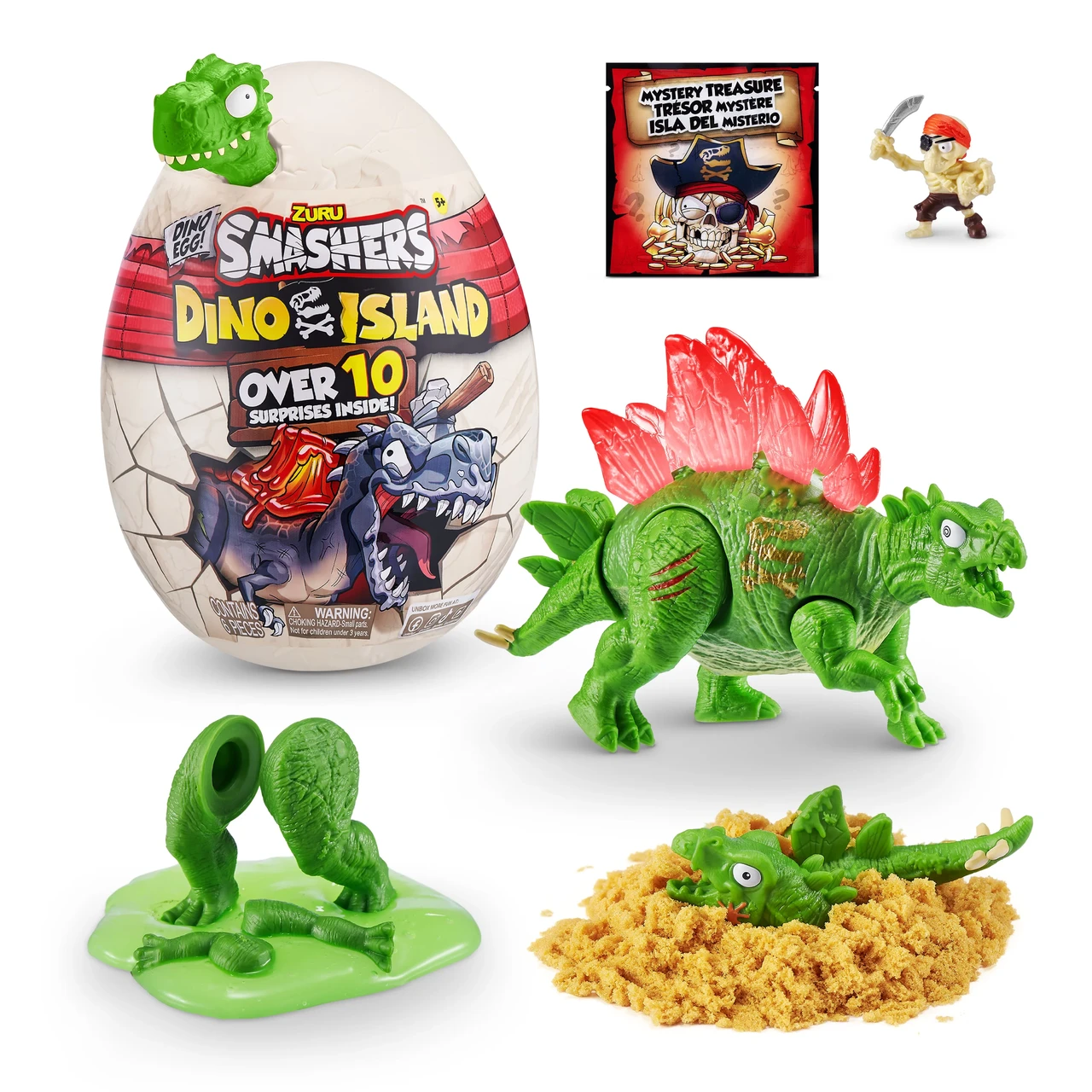 Яйцо Smashers Dino Island от ZURU Маленькое