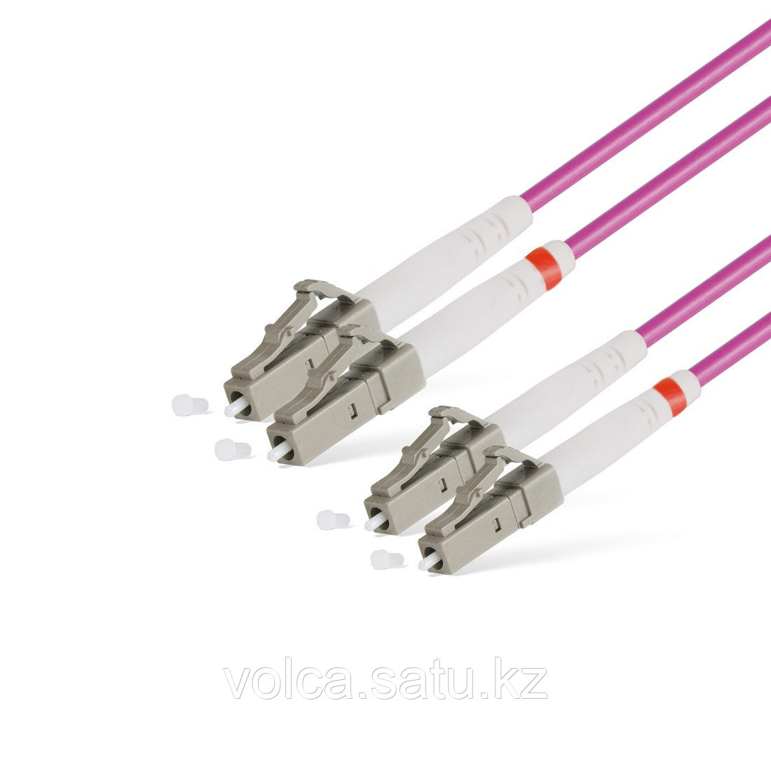 Оптический патчкорд LC/UPC-LC/UPC МM (50/125) 2mm (OM4) duplex 15m