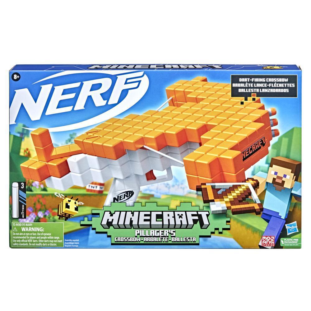 Арбалет Nerf Minecraft Pillager's Crossbow Dart-Blasting