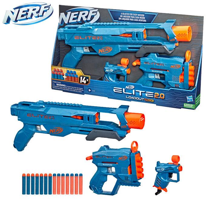 Бластер Nerf Elite 2.0 Loadout 3-Blaster Pack
