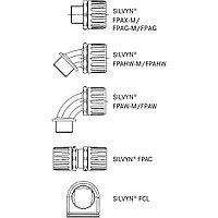 SILVYN® FPAS PA6 21 / 16.7X21.2 BK 50M