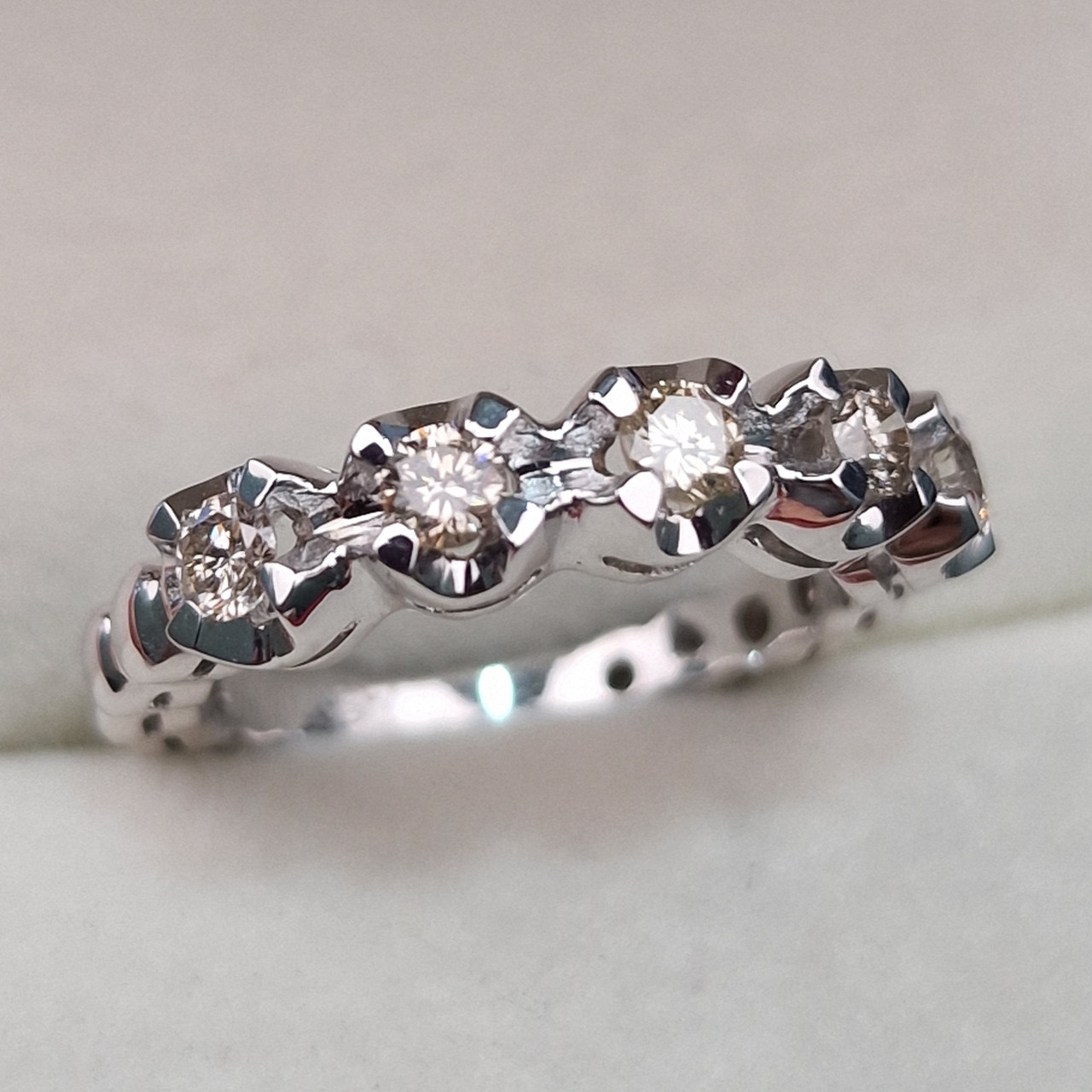 Золотое кольцо с бриллиантом 0,26Сt VS2/K 15,5р. VG-Cut - фото 8 - id-p104732227
