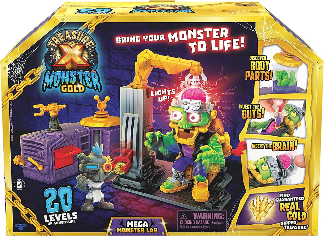 Набор игрушек Treasure X Monster Gold - Mega Monster Lab - 20 уровней приключений - фото 1 - id-p104798513