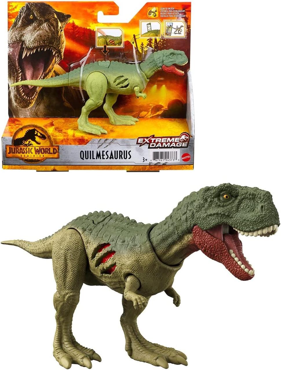 Фигурка динозавра Jurassic World Dominion Extreme Damage Quilmesaurus