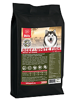 BLITZ ADULT BEEF & WHITE FISH/ беззерновой корм для ВЗРОСЛЫХ СОБАК ВСЕХ пород/ ГОВЯДИНА & БЕЛАЯ РЫБА/ 12 кг