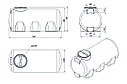 Спец емкость H 500 литров (горизонтальная), фото 7