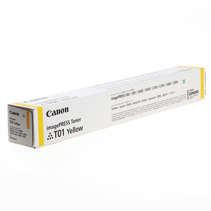 Тонер-картридж Canon T01 Yellow для imagePRESS C710/C810/C910 8069B001