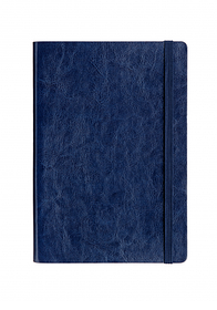 Записная книжка А5, AGNES new эластичная модель на резинке, синий