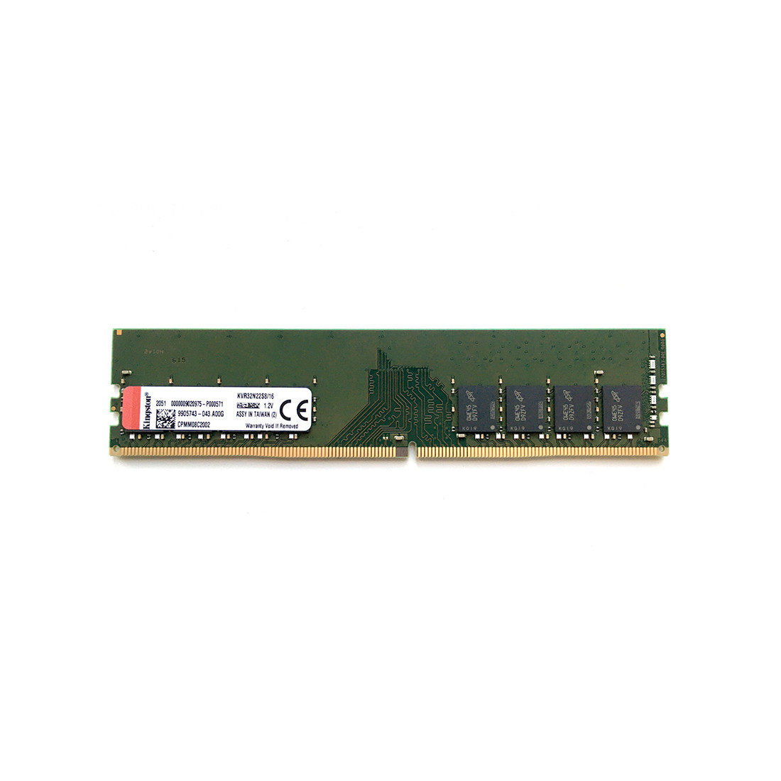 Модуль памяти Kingston KVR32N22S8/16 DDR4 DIMM 16Gb 3200 MHz CL22 - фото 2 - id-p99594555