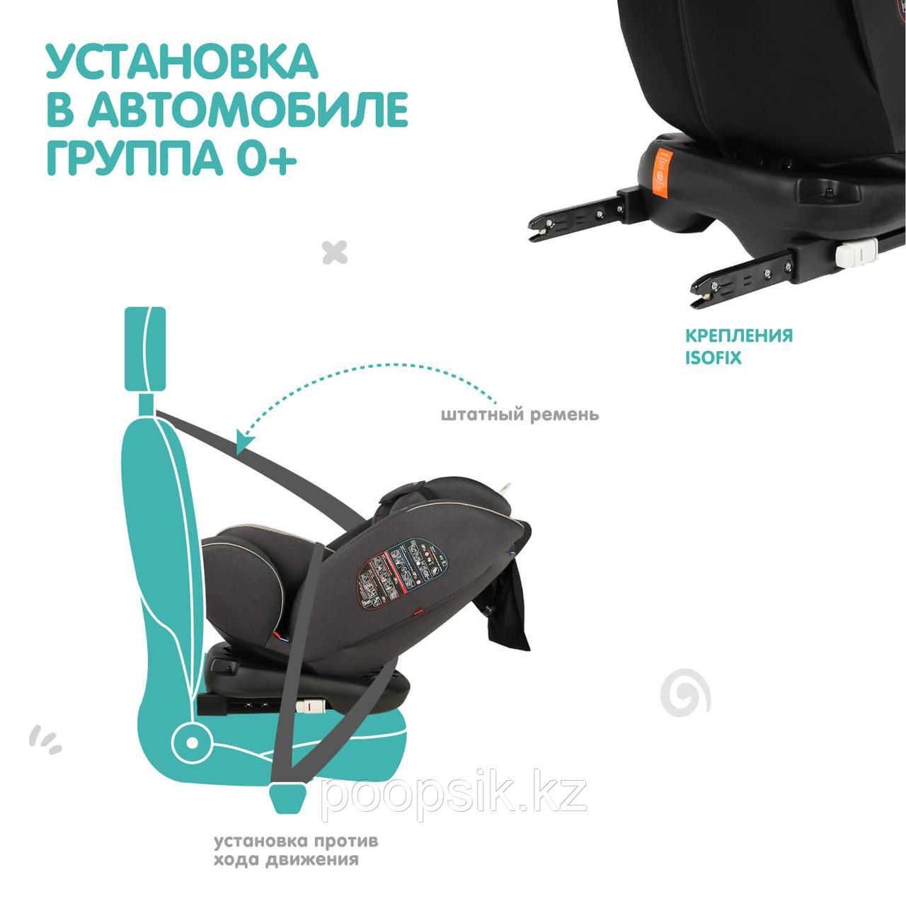 Автокресло Indigo Aero Isofix группа 0+1+2+3 (0-36 кг), серый - фото 9 - id-p104834352